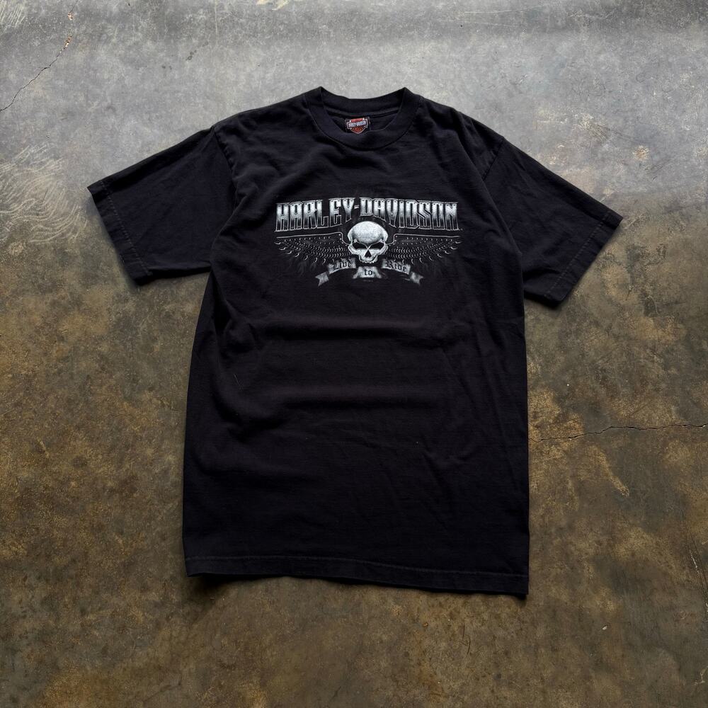Vintage Essential Harley Davidson Biker T-Shirt